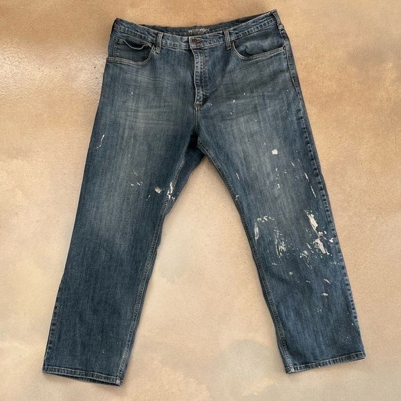 WRANGLER jeans, paint splatter perfect, 40x30 - Picture 1 of 5